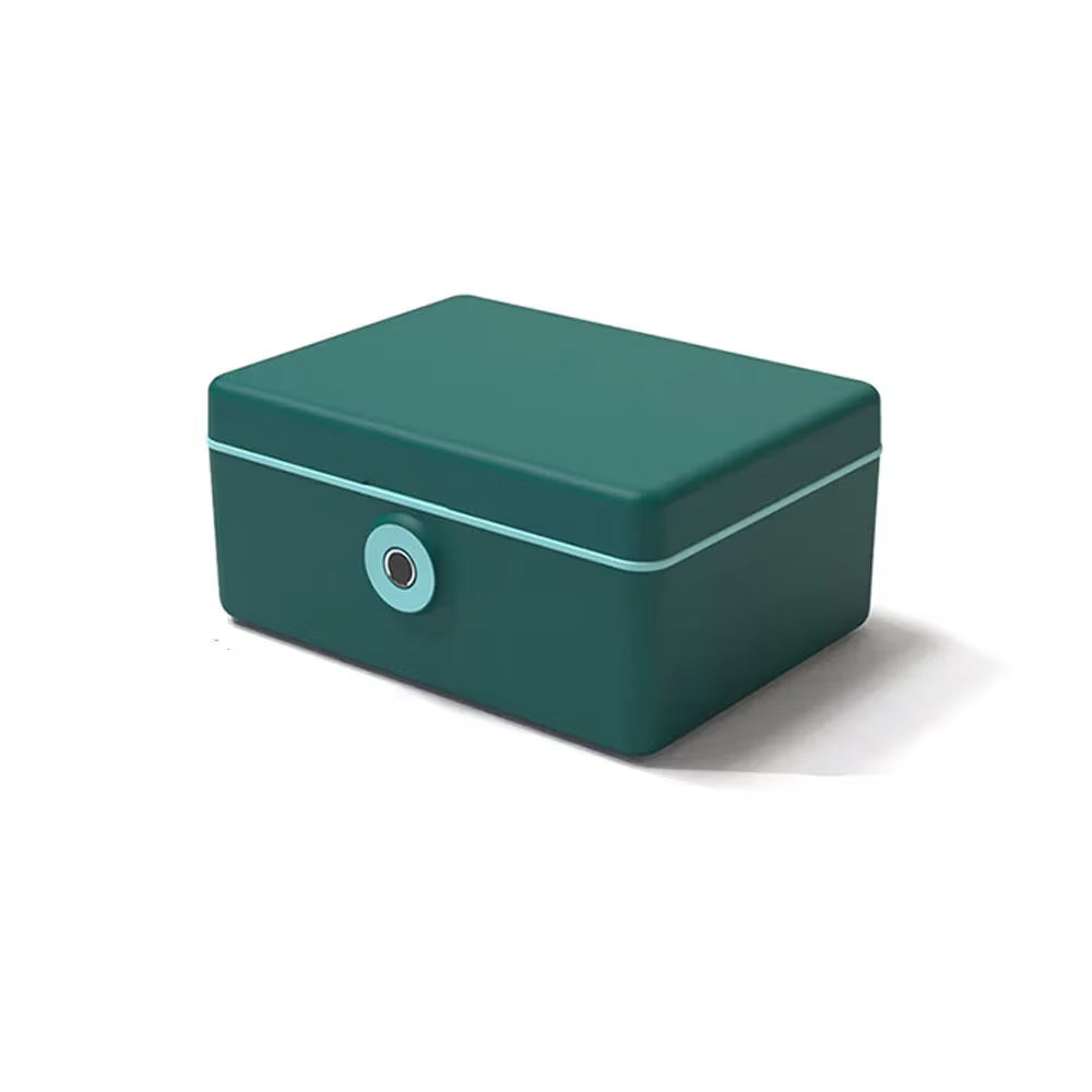 Fingerprint Safe Box Money Cash Coin Jewelry Security Storage Box Office Household File Secret Hidden Safe Piggy Bank Mini Safe